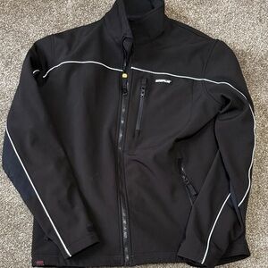 Caterpillar Black Jacket with White Accents